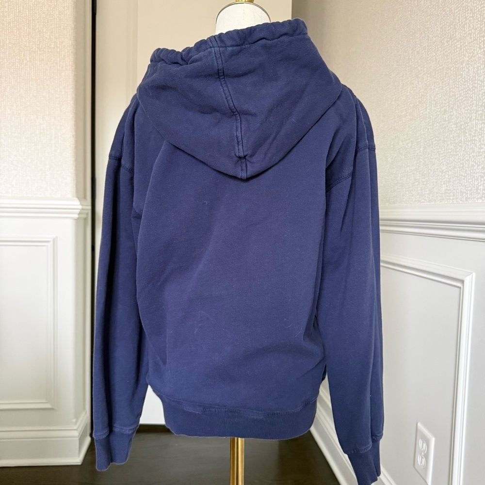 BaBa Maui Navy Blue Zip-Up Hoodie Size Small - Picture 7 of 8